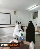 برگزاری ایستگاه تست کرونا در پردیس حضرت فاطمه الزهرا(س) اهواز
