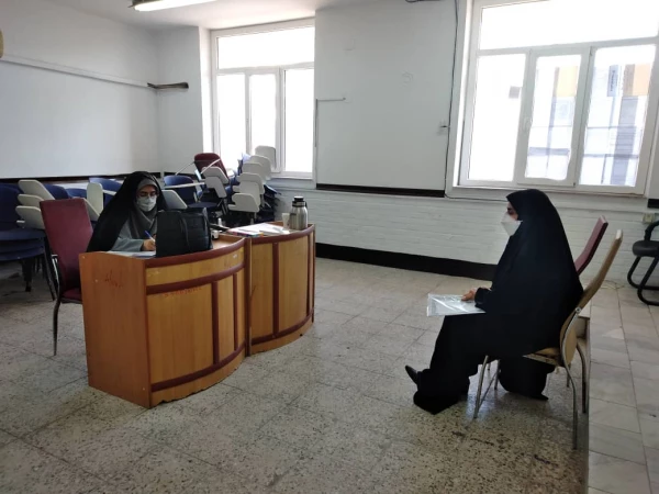 گزارش تصویری مصاحبه های عمومی گزینش آزمون استخدام پیمانی ماده ۲۸ در پردیس حضرت فاطمه الزهرا(س) اهواز