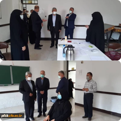 بازدید مدیر کل آموزش و پرورش خوزستان از محل برگزاری مصاحبه های عمومی گزینش آزمون استخدام پیمانی ماده ۲۸ در پردیس حضرت فاطمه الزهرا(س) اهواز