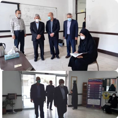 بازدید مدیر کل آموزش و پرورش خوزستان از محل برگزاری مصاحبه های عمومی گزینش آزمون استخدام پیمانی ماده ۲۸ در پردیس حضرت فاطمه الزهرا(س) اهواز