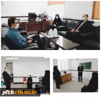 بازدید رئیس هسته گزینش اداره کل خوزستان از محل برگزاری مصاحبه های عمومی گزینش آزمون استخدام پیمانی ماده ۲۸ در پردیس حضرت فاطمه الزهرا(س) اهواز