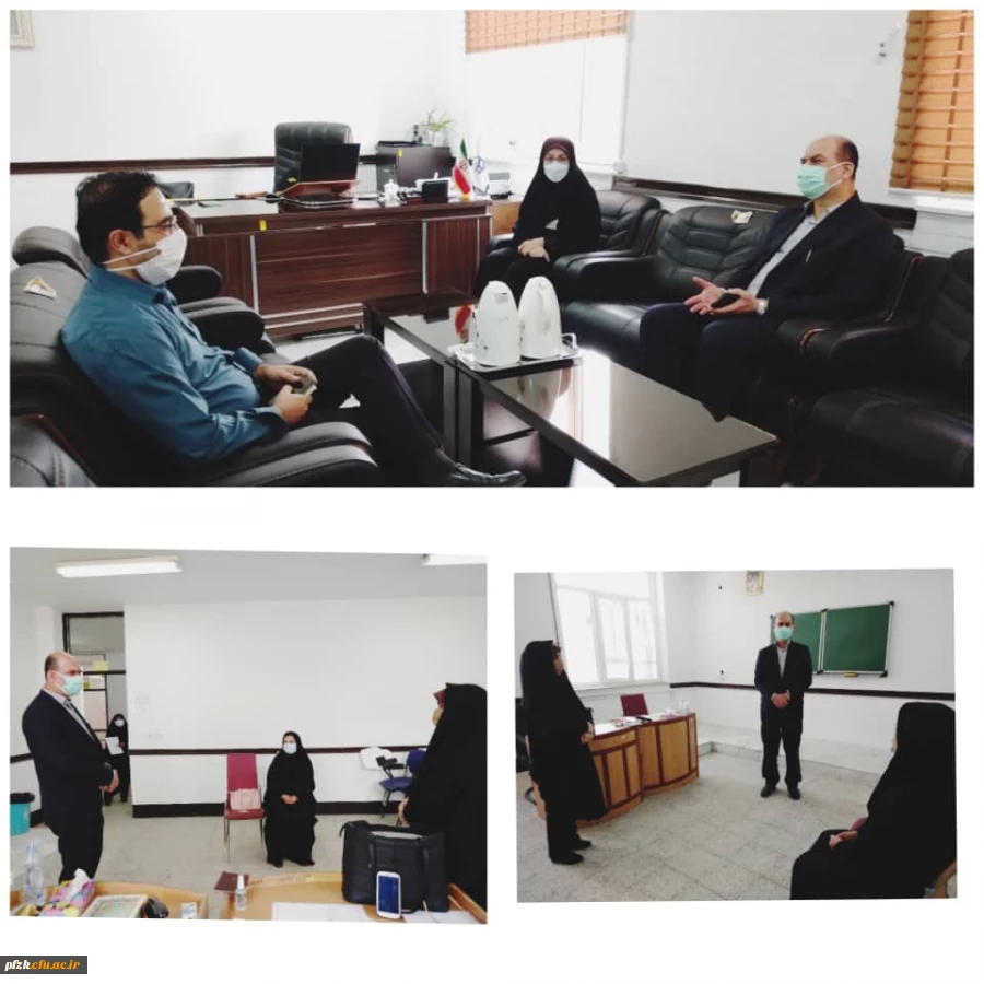 بازدید رئیس هسته گزینش اداره کل خوزستان از محل برگزاری مصاحبه های عمومی گزینش آزمون استخدام پیمانی ماده ۲۸ در پردیس حضرت فاطمه الزهرا(س) اهواز