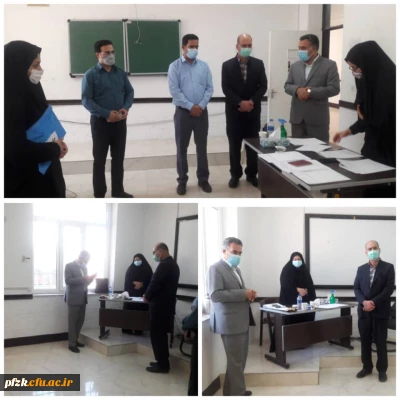 بازدید جناب آقای دکتر چلداوی معاونت پژوهش اداره کل آموزش و پرورش خوزستان از روند برگزاری مصاحبه های عمومی گزینش آزمون استخدام پیمانی ماده ۲۸ 