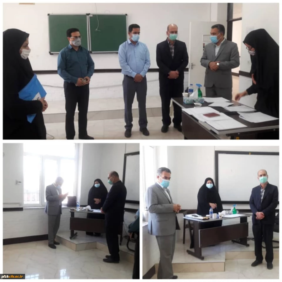 بازدید جناب آقای دکتر چلداوی معاونت پژوهش اداره کل آموزش و پرورش خوزستان از روند برگزاری مصاحبه های عمومی گزینش آزمون استخدام پیمانی ماده ۲۸ 