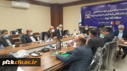 نشست دکترخنیفر با نمایندگان و مسئولان شهرستانهای آبادان و خرمشهر در سازمان منطقه آزاد اروند