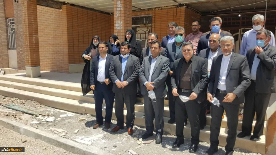 بازدید دکتر خنیفر از مکان پیشنهادی مسئولان خرمشهر برای راه اندازی مرکز مهارت آموزان خرمشهر