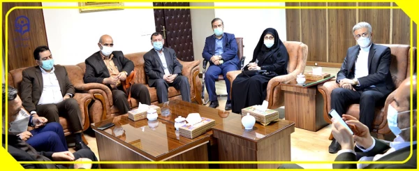 دیدار دکتر خنیفر و هیات همراه با استاندار خوزستان