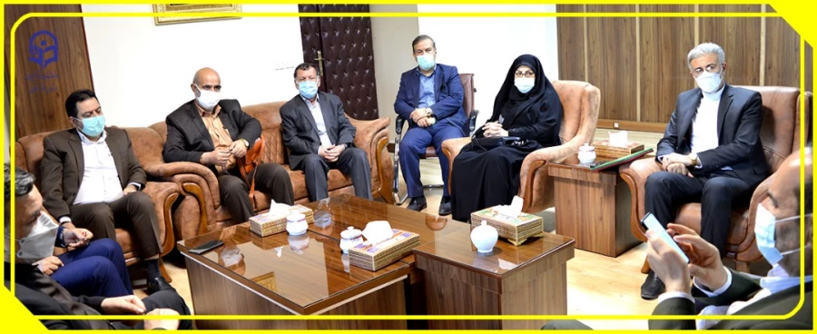 دیدار دکتر خنیفر و هیات همراه با استاندار خوزستان