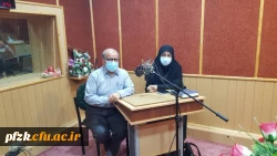 برنامه رادیویی معاون مدیریت استانی وسرپرست پردیس دخترانه فاطمه الزهرا(س) اهواز برای انتخاب رشته کنکوری ها