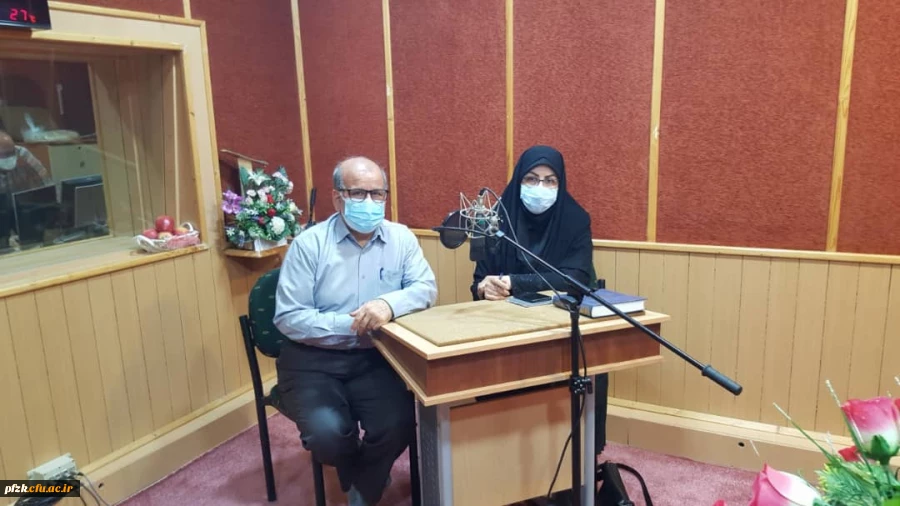 برنامه رادیویی معاون مدیریت استانی وسرپرست پردیس دخترانه فاطمه الزهرا(س) اهواز برای انتخاب رشته کنکوری ها