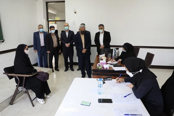 بازدید مدیرکل آموزش و پرورش خوزستان از مصاحبه داوطلبان دانشگاه فرهنگیان پردیس حضرت فاطمه الزهرا(س) اهواز 