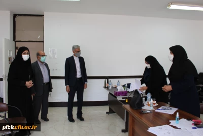 بازدید مدیر امور پردیس های استان خوزستان از روند برگزاری مصاحبه داوطلبان ورود به دانشگاه فرهنگیان (سال تحصیلی 1401-1400)