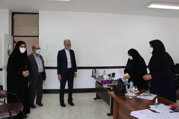 بازدید مدیر امور پردیس های استان خوزستان از روند برگزاری مصاحبه داوطلبان ورود به دانشگاه فرهنگیان 