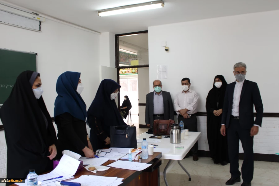 بازدید مدیر امور پردیس های استان خوزستان از روند برگزاری مصاحبه داوطلبان ورود به دانشگاه فرهنگیان 