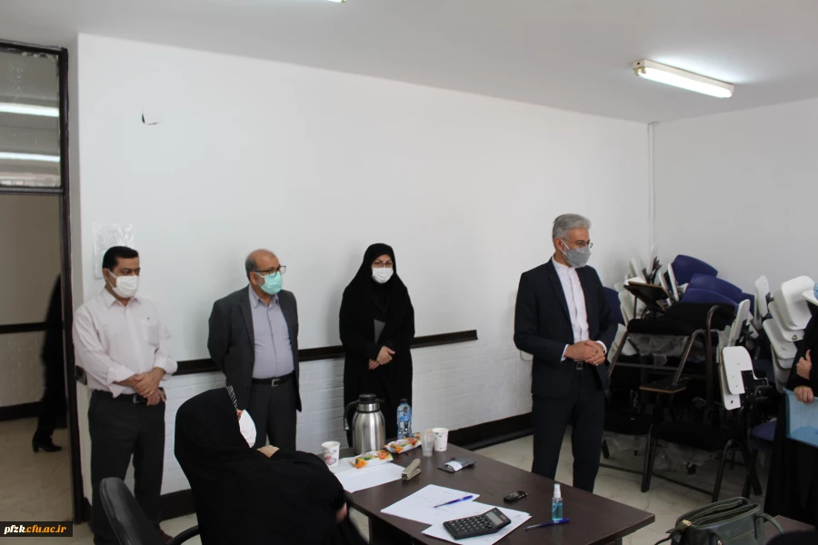 بازدید مدیر امور پردیس های استان خوزستان از روند برگزاری مصاحبه داوطلبان ورود به دانشگاه فرهنگیان 