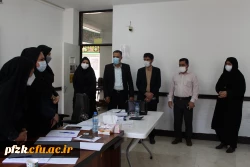 بازدید رئیس اداره برنامه ریزی دوره های بلند مدت وزارت متبوع از پردیس حضرت فاطمه الزهرا(س) اهواز