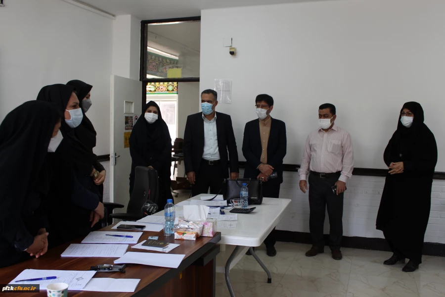 بازدید رئیس اداره برنامه ریزی دوره های بلند مدت وزارت متبوع از پردیس حضرت فاطمه الزهرا(س) اهواز