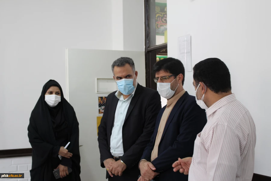 بازدید رئیس اداره برنامه ریزی دوره های بلند مدت وزارت متبوع از پردیس حضرت فاطمه الزهرا(س) اهواز