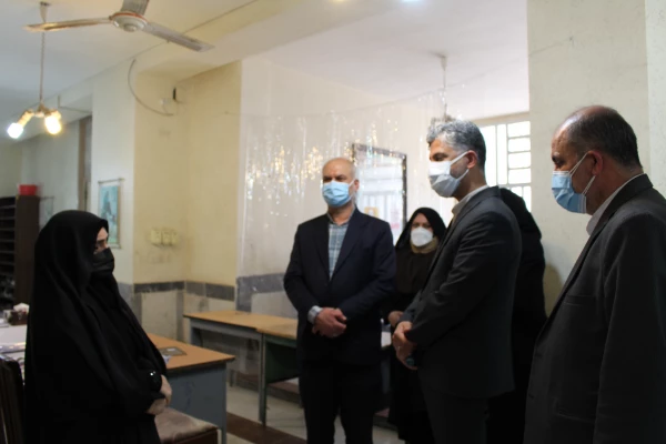 بازدید معاون حراست سازمان مرکزی دانشگاه فرهنگیان کشور از روند برگزاری مصاحبه داوطلبان ورود به دانشگاه فرهنگیان در پردیس حضرت فاطمه الزهرا(س) اهواز