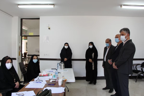 بازدید معاون حراست سازمان مرکزی دانشگاه فرهنگیان کشور از روند برگزاری مصاحبه داوطلبان ورود به دانشگاه فرهنگیان در پردیس حضرت فاطمه الزهرا(س) اهواز