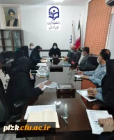 جلسه توجیهی رهنامه ۴۰ ماده ای سال ۱۴۰۰ در پردیس حضرت فاطمه الزهرا(س) اهواز