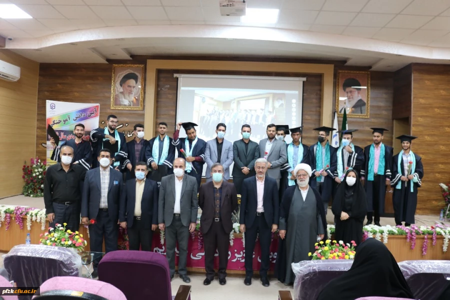 آیین دانش آموختگی دانشجو معلمان ورودی ۹۶ دانشگاه فرهنگیان خوزستان