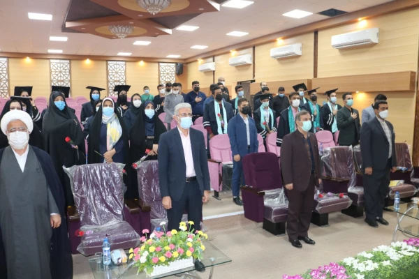 آیین دانش آموختگی دانشجو معلمان ورودی ۹۶ دانشگاه فرهنگیان خوزستان