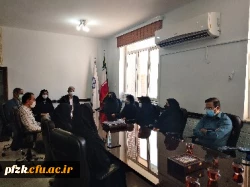 جلسه سرپرست امور پردیس های استان خوزستان با پرسنل اداری پردیس حضرت فاطمه الزهرا (س) اهواز