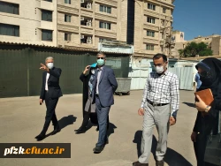 بازدید  سرپرست امور پردیس های استان خوزستان از سراهای دانشجویی پردیس حضرت فاطمه الزهرا (س) اهواز