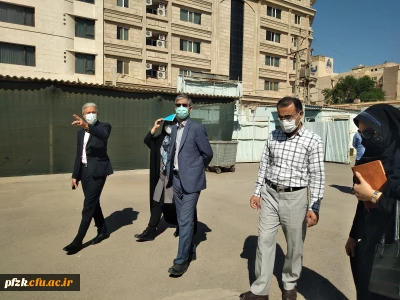 بازدید  سرپرست امور پردیس های استان خوزستان از سراهای دانشجویی پردیس حضرت فاطمه الزهرا (س) اهواز