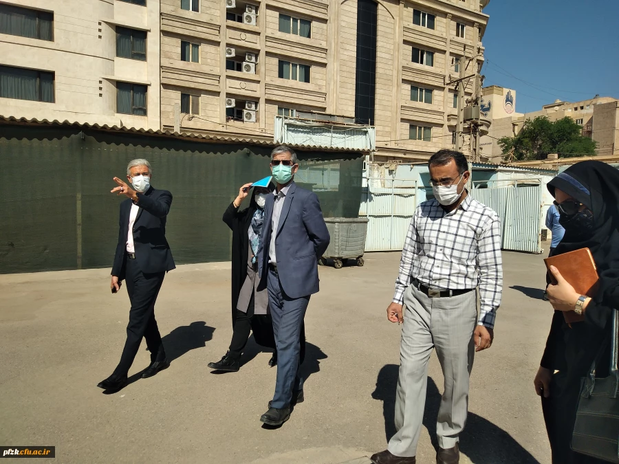 بازدید  سرپرست امور پردیس های استان خوزستان از سراهای دانشجویی پردیس حضرت فاطمه الزهرا (س) اهواز