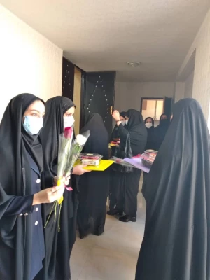 مراسم استقبال از نو دانشجو معلمان پردیس حضرت فاطمه الزهرا(س) خوزستان