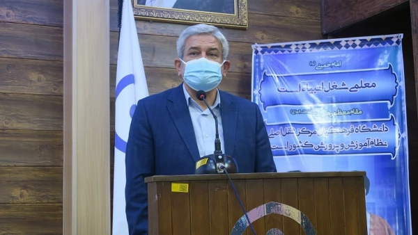 مراسم استقبال از نو دانشجو معلمان پردیس حضرت فاطمه الزهرا(س) خوزستان