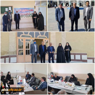 بازدید دکتر رحیمی مدیر بهسازی و منابع انسانی و خانم معارف وند از مسئولان دوره های مهارت آموزی دانشگاه فرهنگیان، از مراکز مهارت آموزان شوش و شادگان