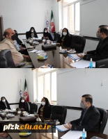 جلسه شورای آموزشی در پردیس حضرت فاطمه الزهرا(س) اهواز