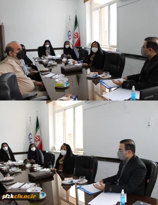 جلسه شورای آموزشی در پردیس حضرت فاطمه الزهرا(س) اهواز