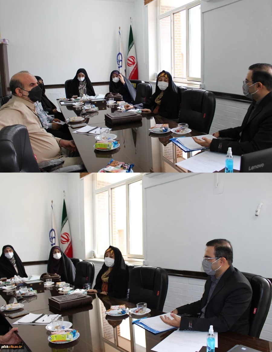 جلسه شورای آموزشی در پردیس حضرت فاطمه الزهرا(س) اهواز