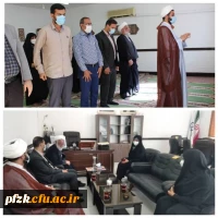 جلسه معارفه امام جماعت پردیس حضرت فاطمه الزهرا(س) اهواز
