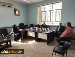 بازدید دکتر چناری مدیر کل مالی سازمان مرکزی دانشگاه فرهنگیان از مرکز اروند آبادان