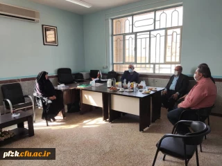 بازدید دکتر چناری مدیر کل مالی سازمان مرکزی دانشگاه فرهنگیان از مرکز اروند آبادان