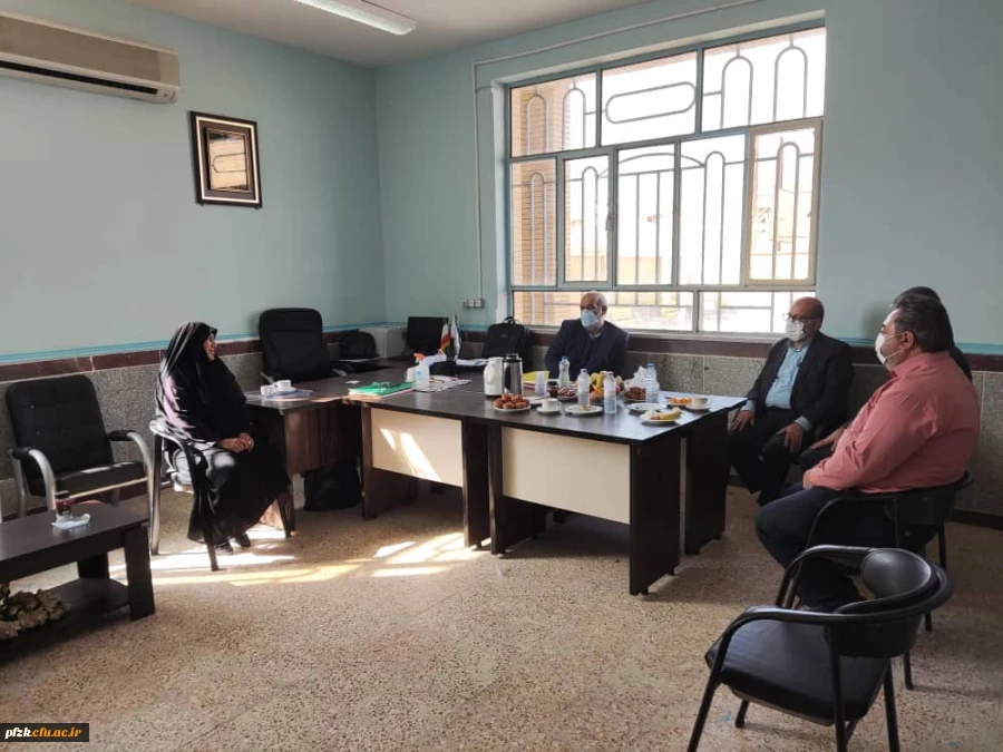 بازدید دکتر چناری مدیر کل مالی سازمان مرکزی دانشگاه فرهنگیان از مرکز اروند آبادان