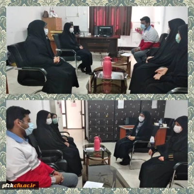 برگزاری اولین جلسه کانون هلال احمر در پردیس حضرت فاطمه الزهرا(س) اهواز