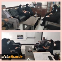 دیدار مدیر بنیاد شهید استان خوزستان با سرپرست پردیس حضرت فاطمه الزهرا (س) خوزستان