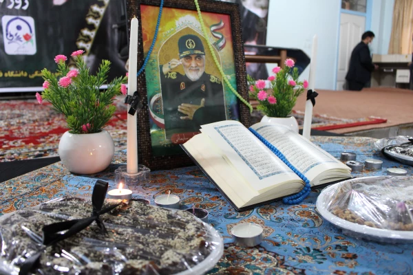 برگزاری دومین سالگرد شهادت مظلومانه سردار حاج قاسم سلیمانی در پردیس حضرت فاطمه الزهرا(س) اهواز