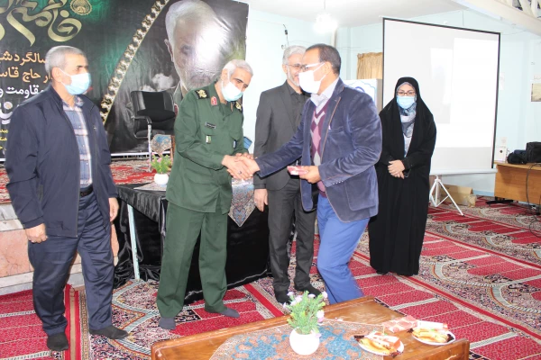 برگزاری دومین سالگرد شهادت مظلومانه سردار حاج قاسم سلیمانی در پردیس حضرت فاطمه الزهرا(س) اهواز