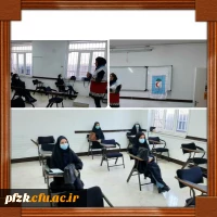 برگزاری دوره کمک های اولیه به همت کانون هلال احمر - واحد فرهنگی پردیس حضرت فاطمه الزهرا (س) اهواز