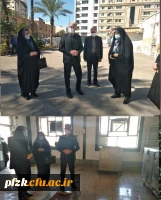 بازدید سرپرست امور پردیس های استان خوزستان از پردیس حضرت فاطمه الزهرا(س) اهواز