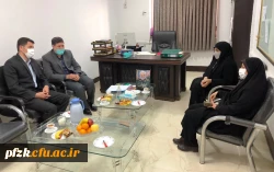 بازدید ناظر منطقه ای اعزامی  سازمان مرکزی از پردیس حضرت فاطمه الزهرا(س) اهواز