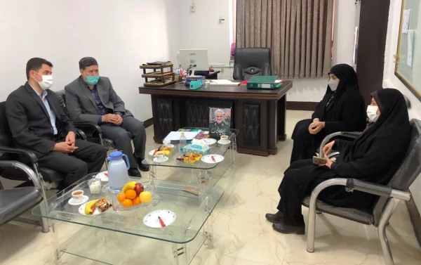 بازدید ناظر منطقه ای اعزامی  سازمان مرکزی از پردیس حضرت فاطمه الزهرا(س) اهواز