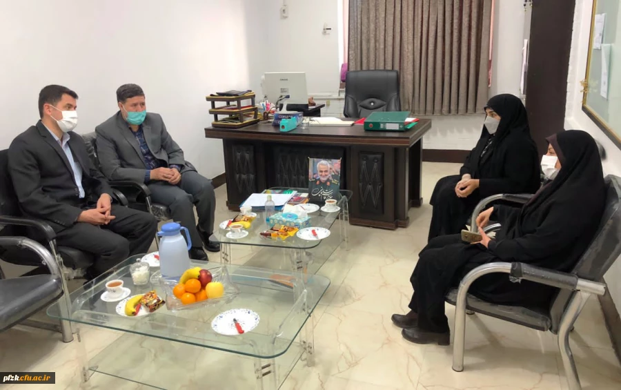 بازدید ناظر منطقه ای اعزامی  سازمان مرکزی از پردیس حضرت فاطمه الزهرا(س) اهواز